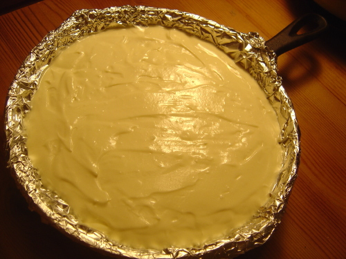 [pre-bake cheesecake]